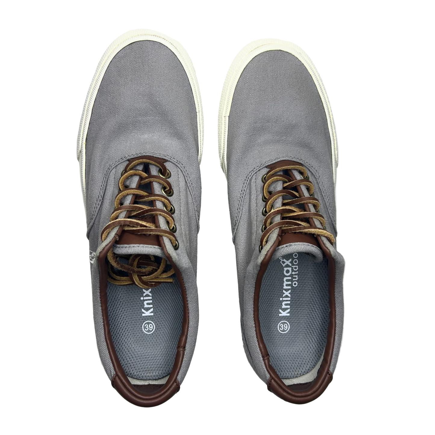 Polo Ralph Lauren - Gris/Marron - Homme - Taille 8,5