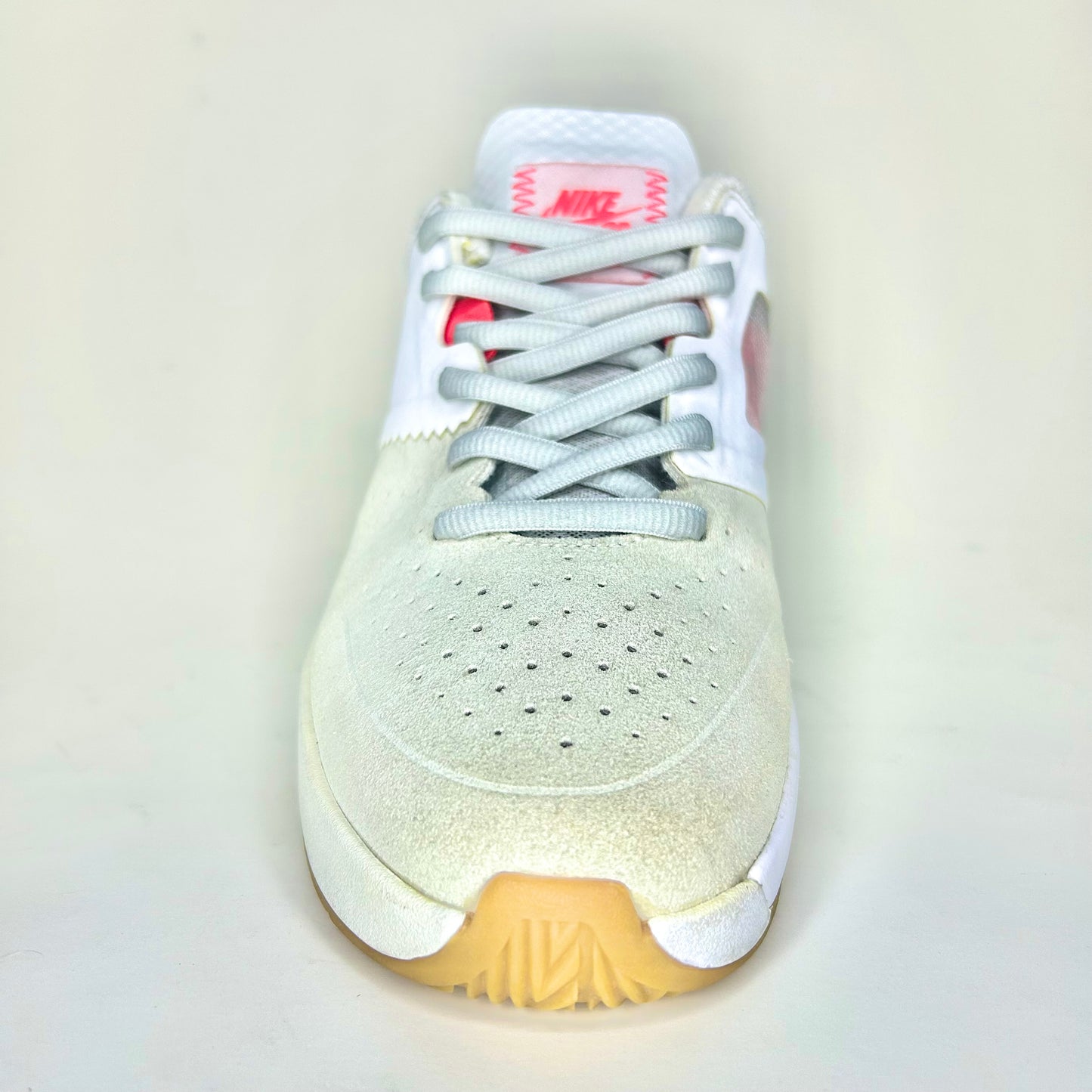 Nike SB Project BA - Blanc/Beige avec logo rouge vif - Homme - Taille 8
