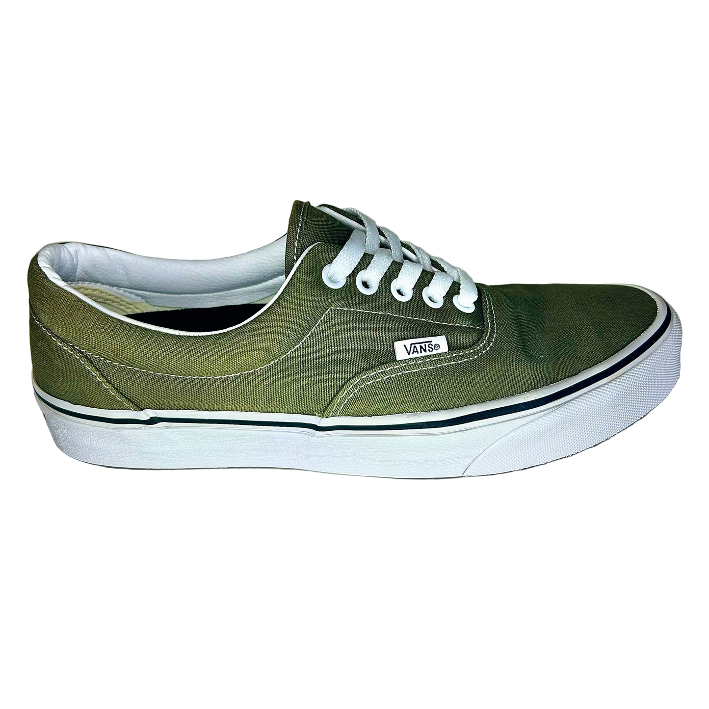 Vans Authentic - Vert Olive - Homme - Taille 9 ou Femme - Taille 10,5