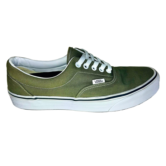 Vans Authentic - Vert Olive - Homme - Taille 9 ou Femme - Taille 10,5
