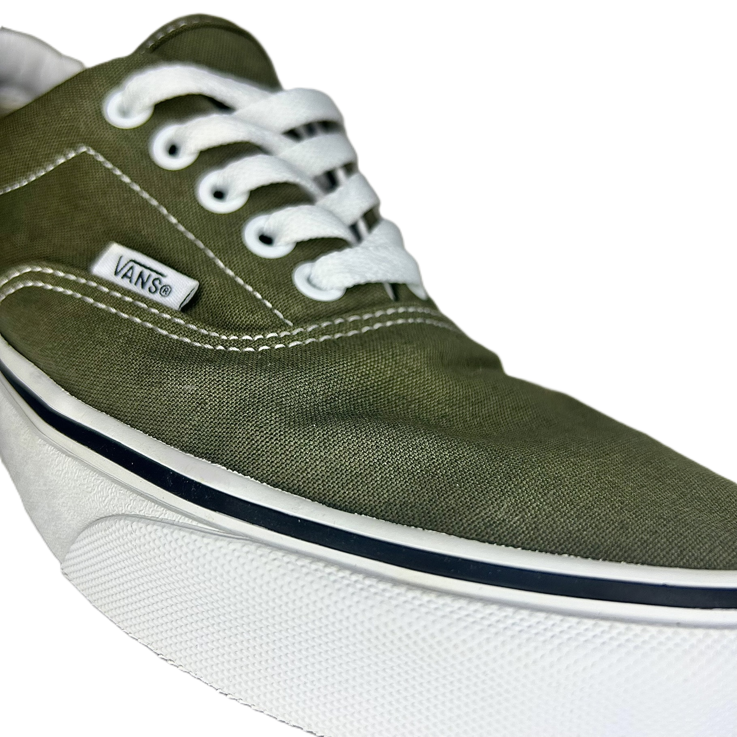 Vans Authentic - Vert Olive - Homme - Taille 9 ou Femme - Taille 10,5