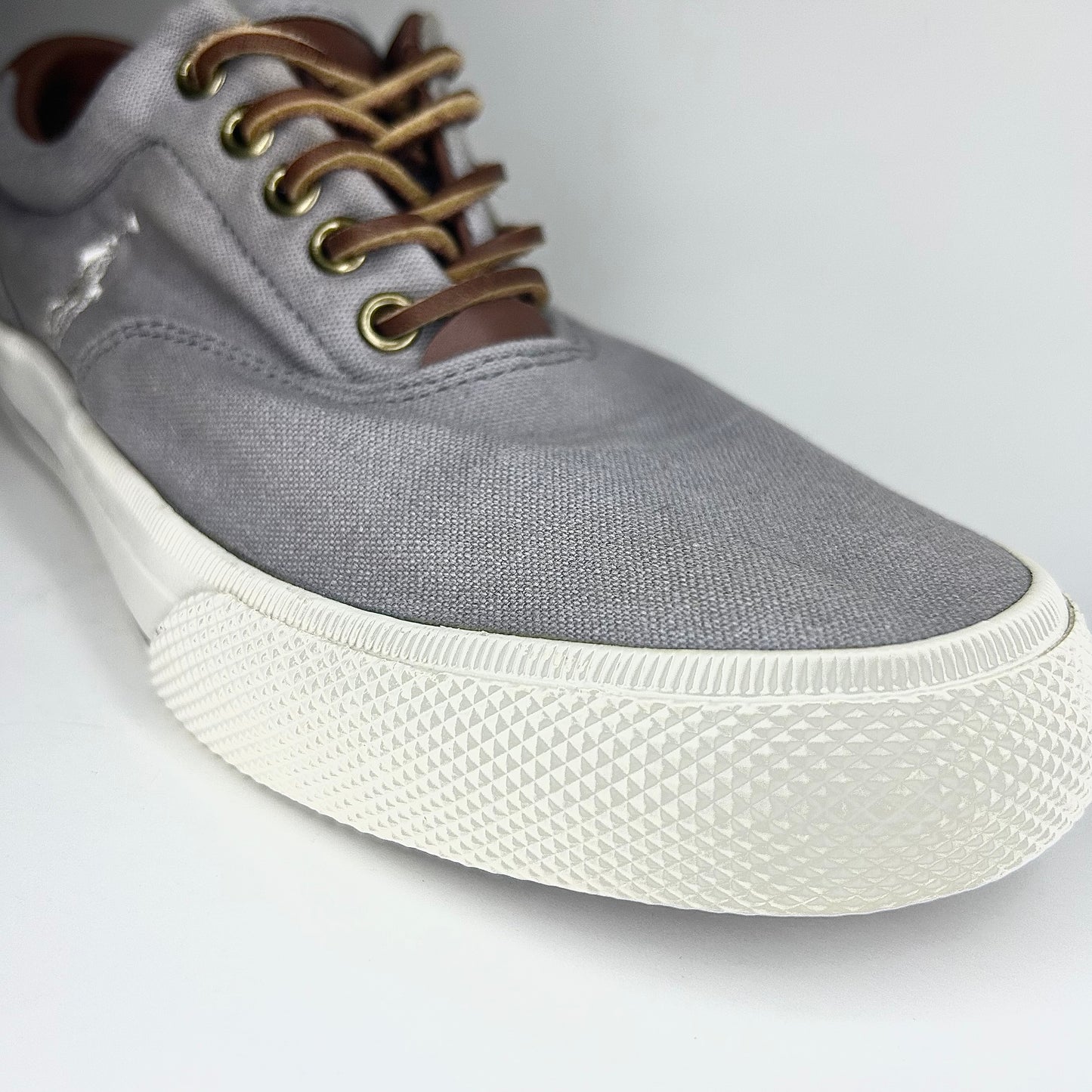 Polo Ralph Lauren - Gris/Marron - Homme - Taille 8,5