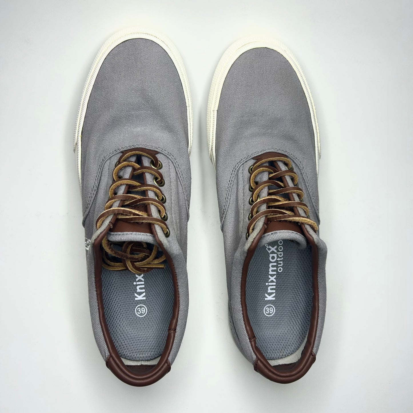 Polo Ralph Lauren - Gris/Marron - Homme - Taille 8,5