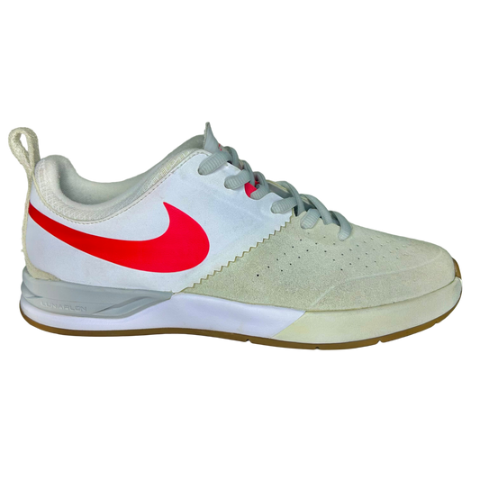 Nike SB Project BA - Blanc/Beige avec logo rouge vif - Homme - Taille 8