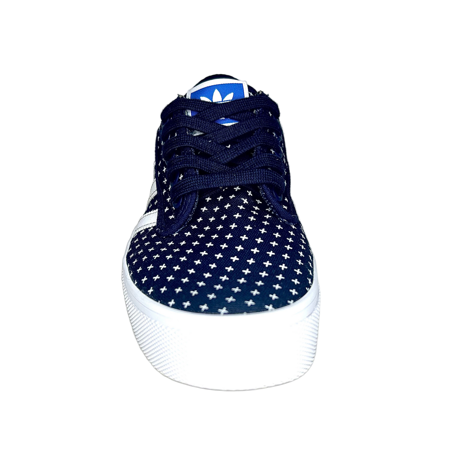 Adidas Seeley Canvas – Bleu Marine à Motif “+” blanc - Homme - Taille 8